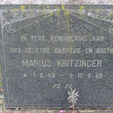 KRITZINGER Marius 1969-1969