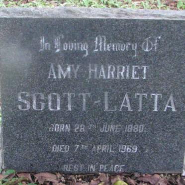 LATTA Amy Harriet, Scott 1880-1969