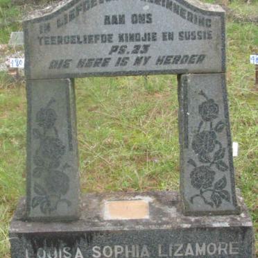 LIZAMORE Louisa Sophia 1952-1958