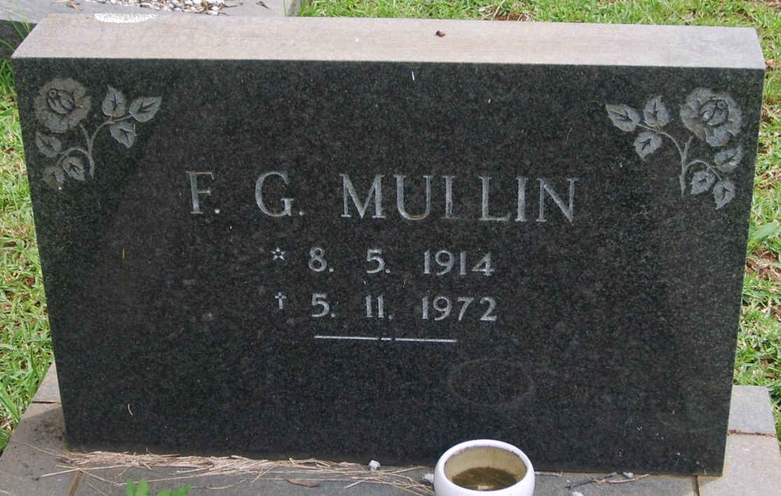 MULLIN F.G.  1914-1972