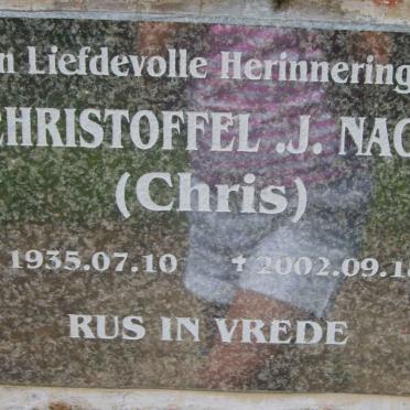 NAGEL Christoffel J. 1935-2002