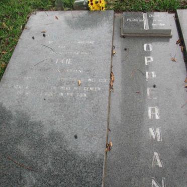 OPPERMAN Rudolf Gerhardus Petrus ?-? &amp; Lettie -1993