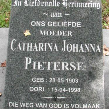 PIETERSE Catharina Johanna 1903-1998