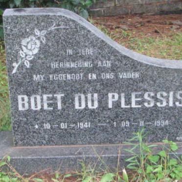 PLESSIS Boet, du 1941-1994
