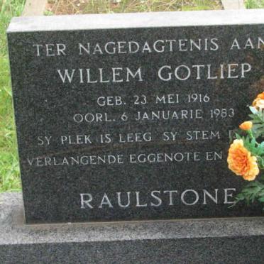 RAULSTONE Willem Gotliep 1916-1983
