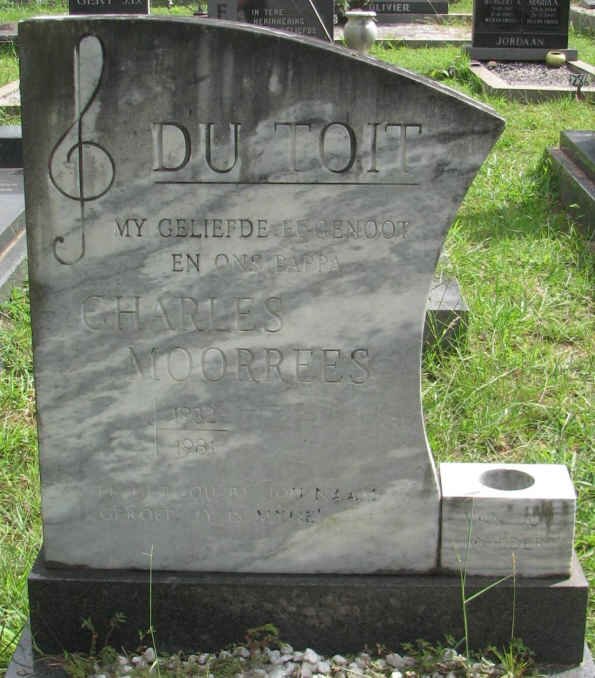 TOIT Charles Moorrees, du 1??2-1981