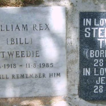 TWEEDIE William Rex 1918-1985 &amp; Stella Minna RÖTTCHER 1923-1996