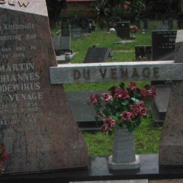 VENAGE Martin Johannes Lodewikus, du 1924-1992 &amp; Lina