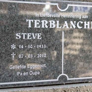 TERBLANCHE Steve 1933-2010