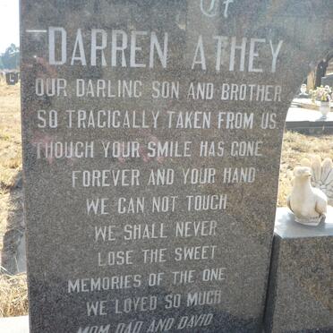 ATHEY Darren Lee 1970-1991