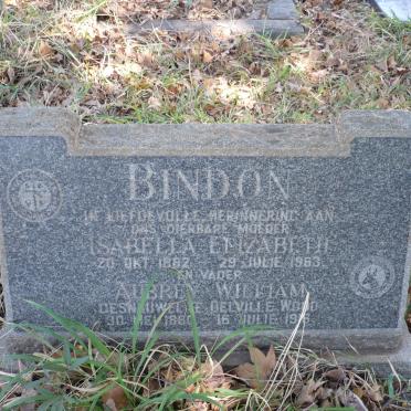 BINDON Aubrey William 1880-1916 &amp; Isabella Elizabeth 1882-1963