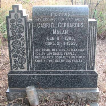 MALAN Gabriël Gerhardus 1909-1953