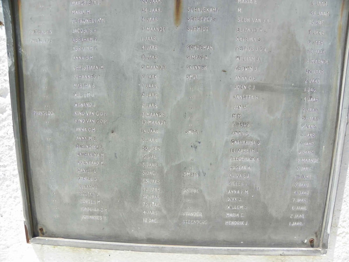 3d. Balmoral Concentration Camp 1901-1902