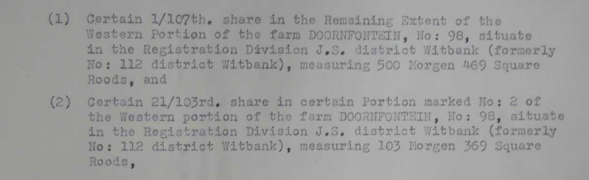 2. Transfer of property