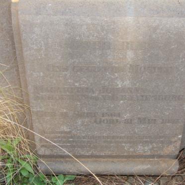 SCHOEMAN Magaritha Johanna nee V. KRAAYENBURG 1864-1935