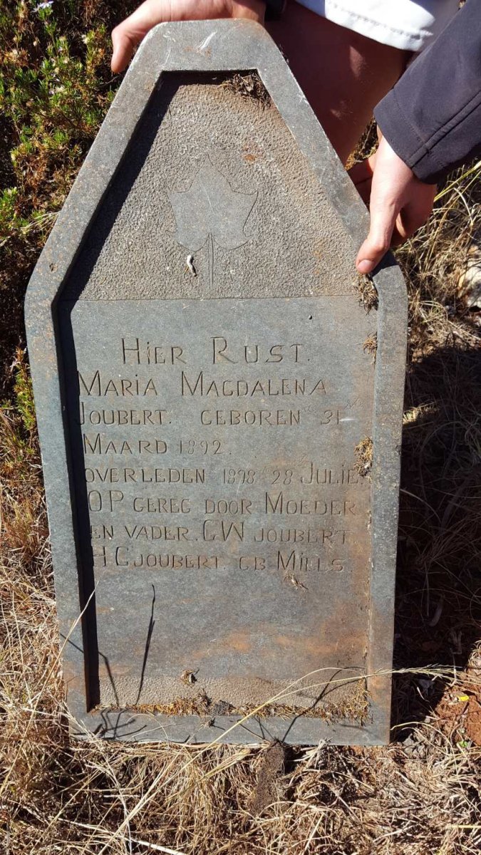 JOUBERT Maria Magdalena 1892-1898