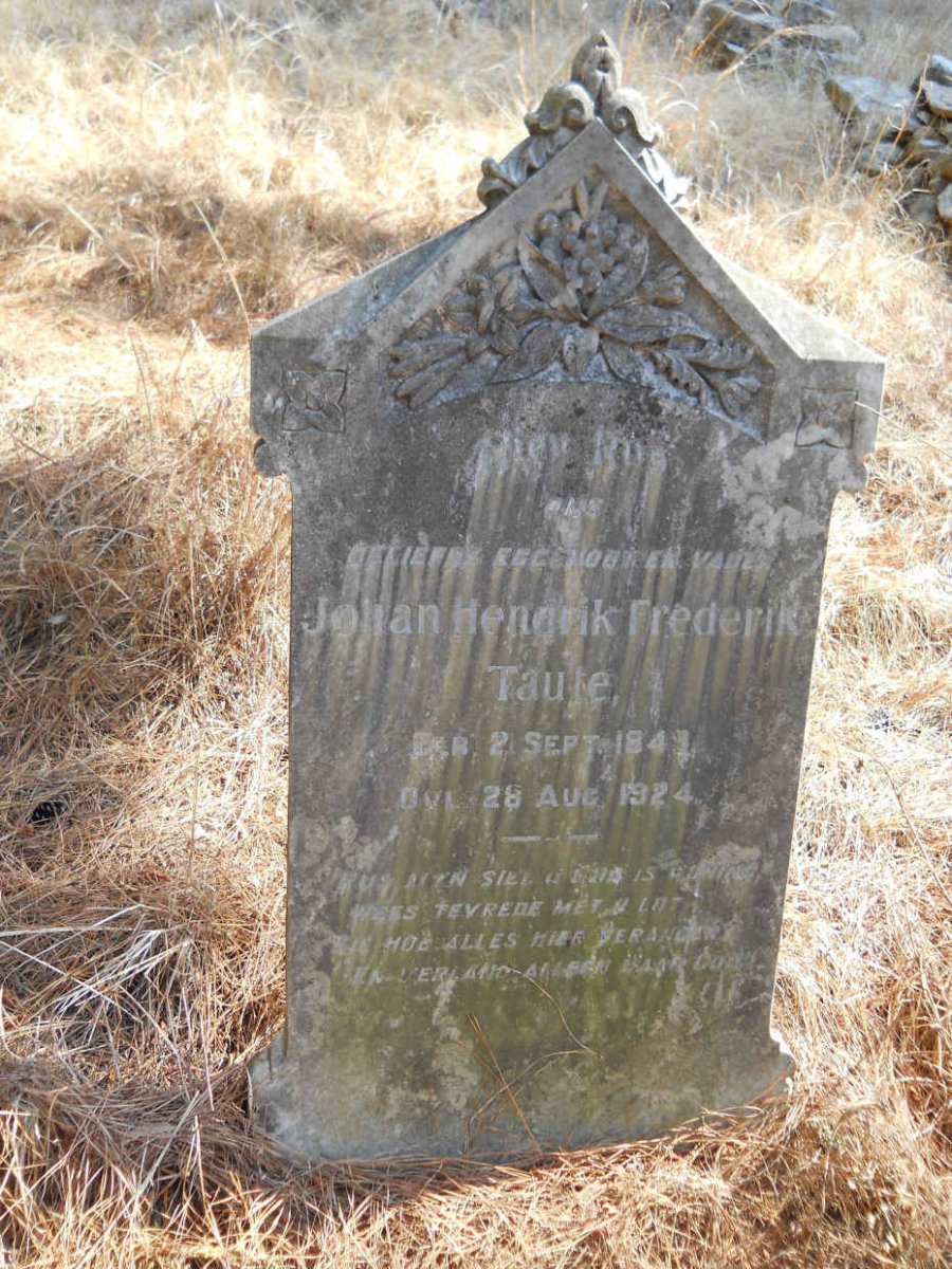 TAUTE Johan Hendrik Frederik 1849-1924