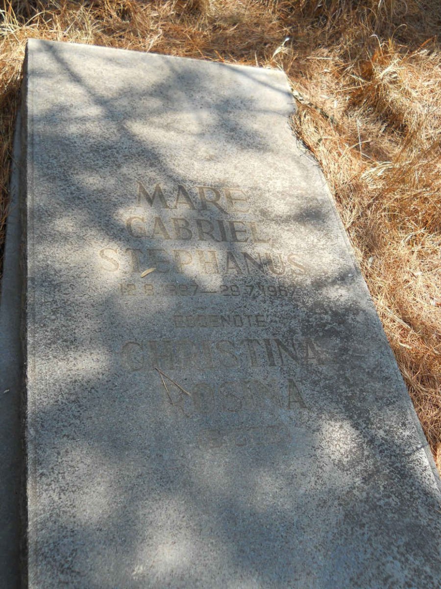 MARÉ Gabriel Stefanus 1897-1967