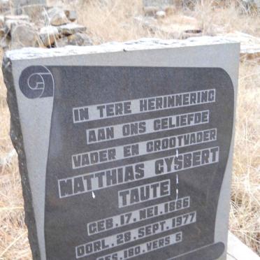 TAUTE Matthias Gysbert 1886-1977