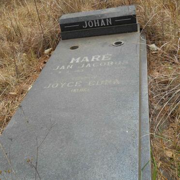 MARÉ Jan Jacobus 1914-19?? &amp; Joyce Edna KLUE 1915-200?