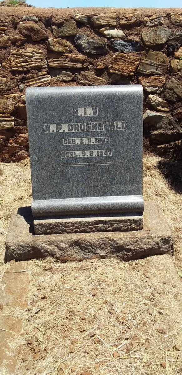 GROENEWALD N.P. 1903-1947
