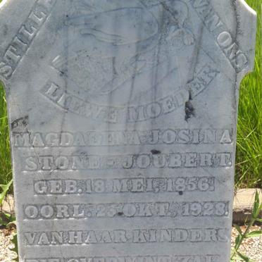 STONE Magdalena Josina nee JOUBERT 1856-1928