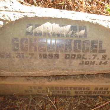 SCHEURKOGEL Abraham 1899-1970