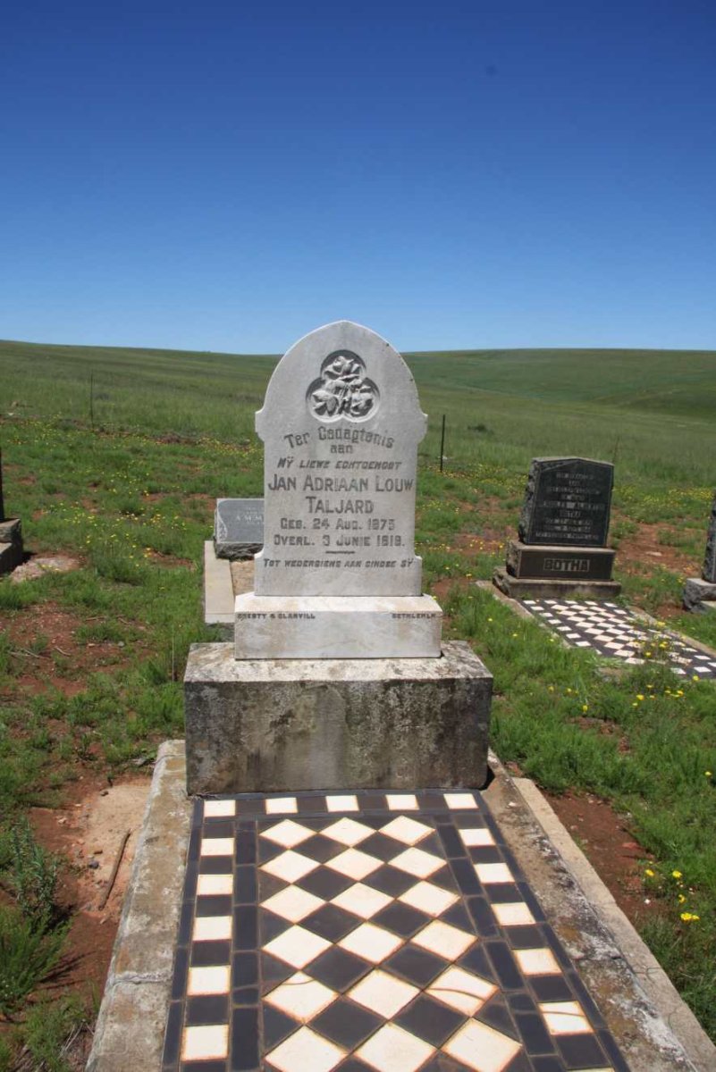 TALJARD Jan Adriaan Louw 1875-1919