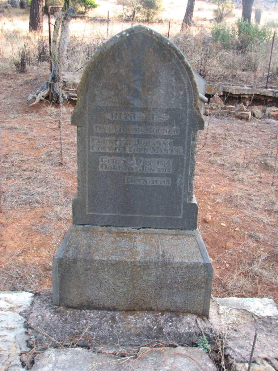 COETZEE Cornelia Johanna nee MEYER 1858-1914