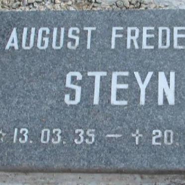 STEYN August Frederich 1935-1995