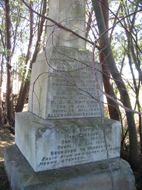 COETZEE C.J. 1829-1893 &amp; A.S. BOTHA 1823-1901 :: COETZEE P.H. 1862-1901