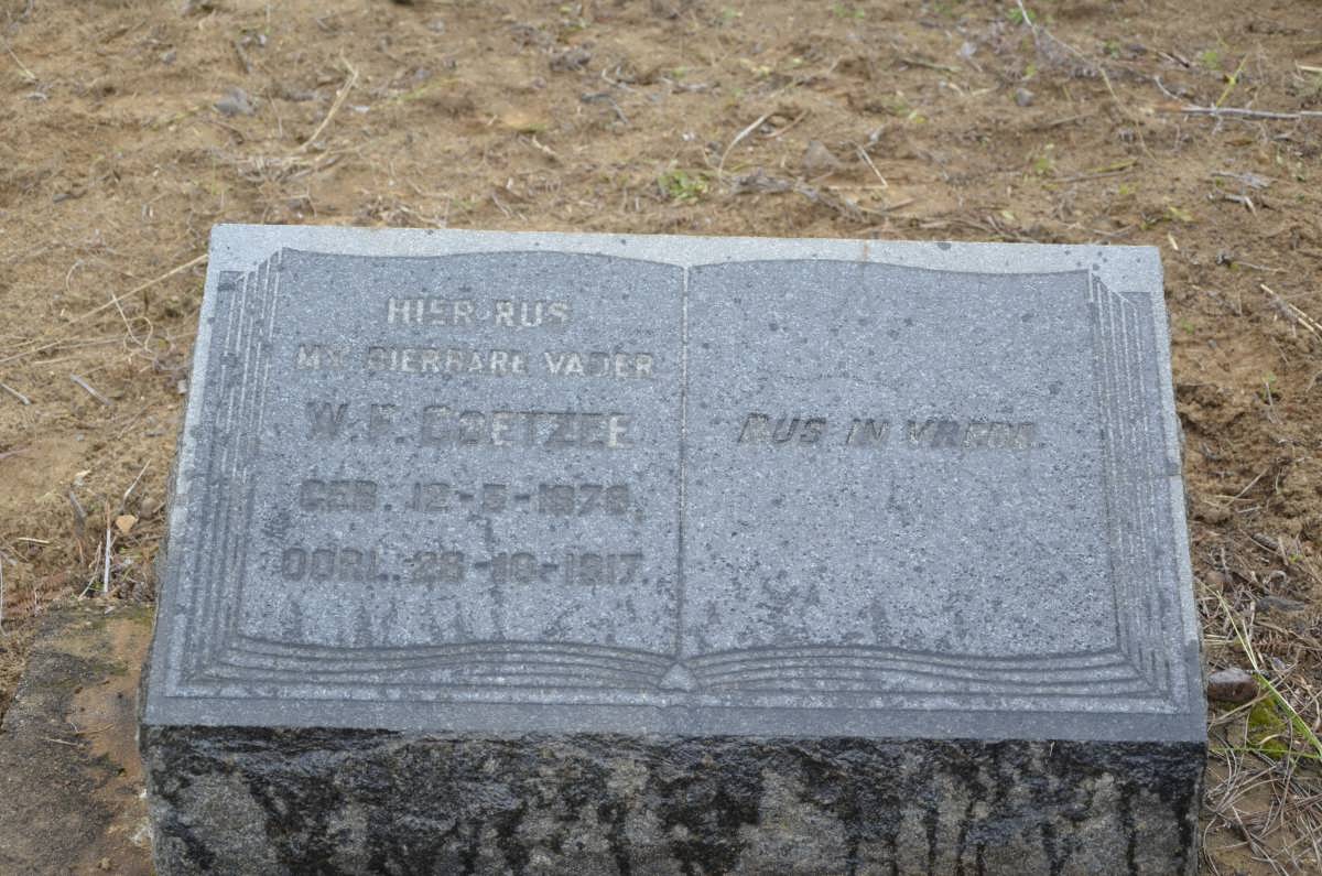 COETZEE W.F. 1876-1917