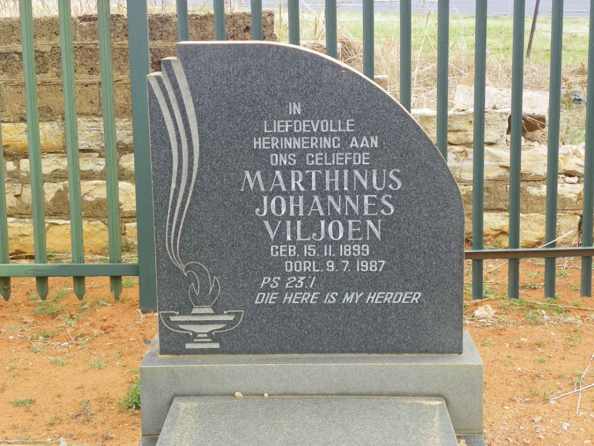 VILJOEN Marthinus Johannes 1899-1987