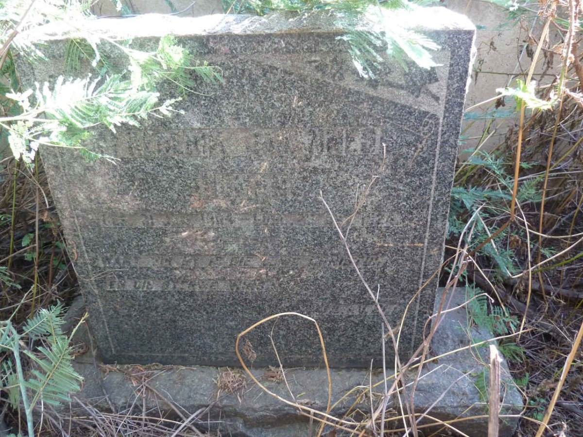 HUMAN Frederik Johannes 1904-1924