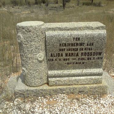 ROSSOUW Alida Maria 1895-1976