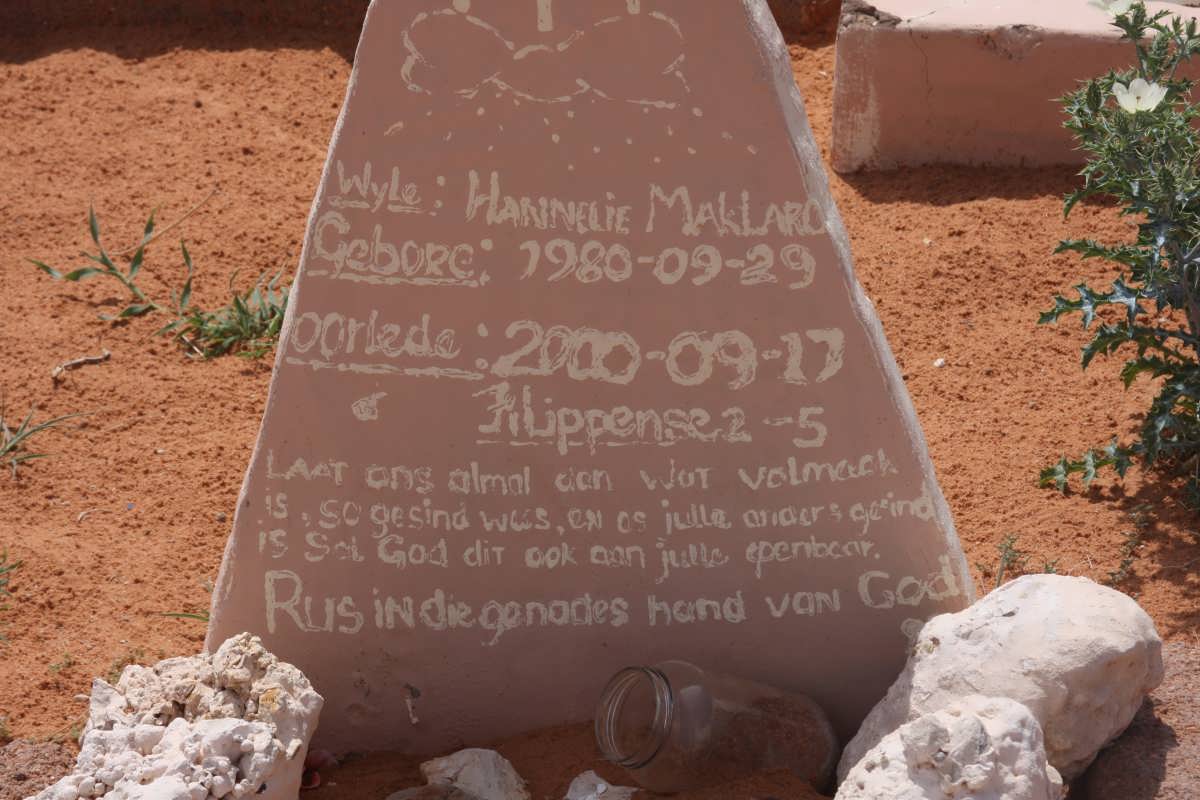 MAKLARO Hannelie 1980-2000