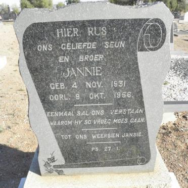 CILLIERS Jannie 1931-1956