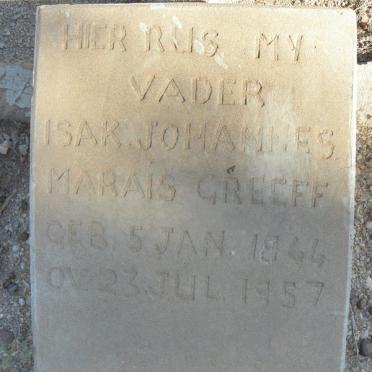 GREEFF Isak Johannes Marais 1864-1957