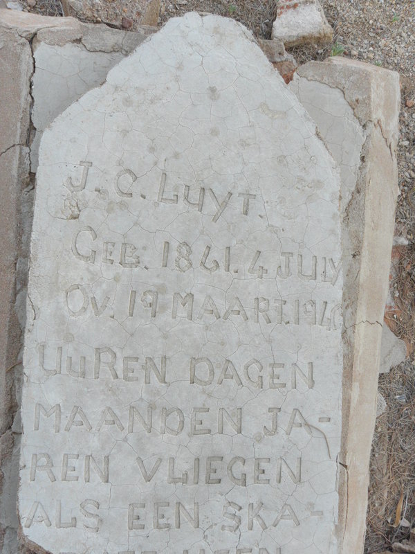 LUYT J.C. 1861-1940