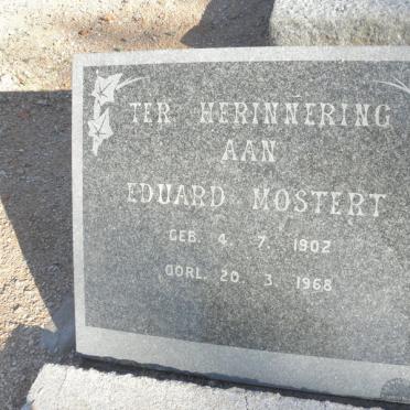 MOSTERT Eduard 1902-1968