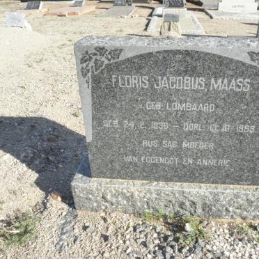 MAASS Floris Jacobus nee LOMBAARD 1936-1959