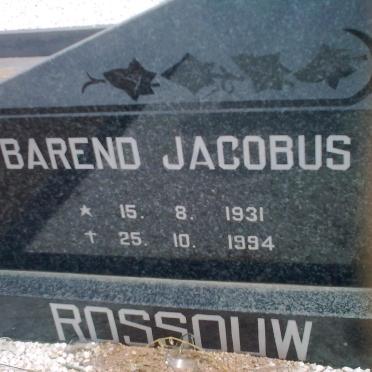 ROSSOUW Barend Jacobus 1931-1994
