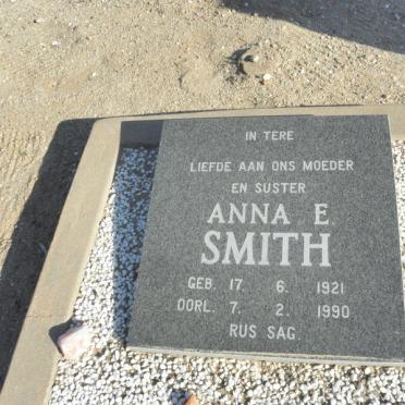 SMITH Anna E. 1921-1990