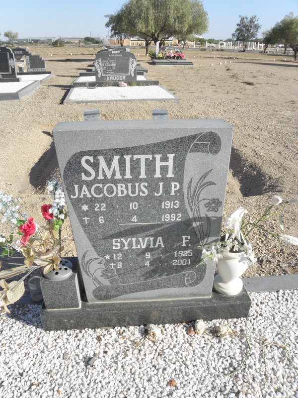 SMITH Jacobus J.P. 1913-1992 &amp; Sylvia F. 1925-2001