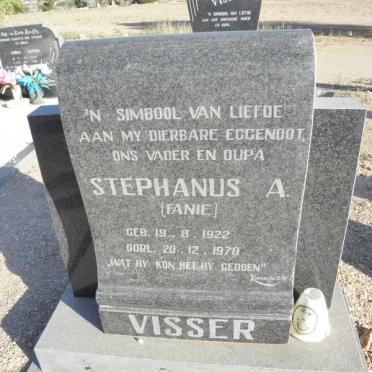 VISSER Stephanus A. 1922-1970