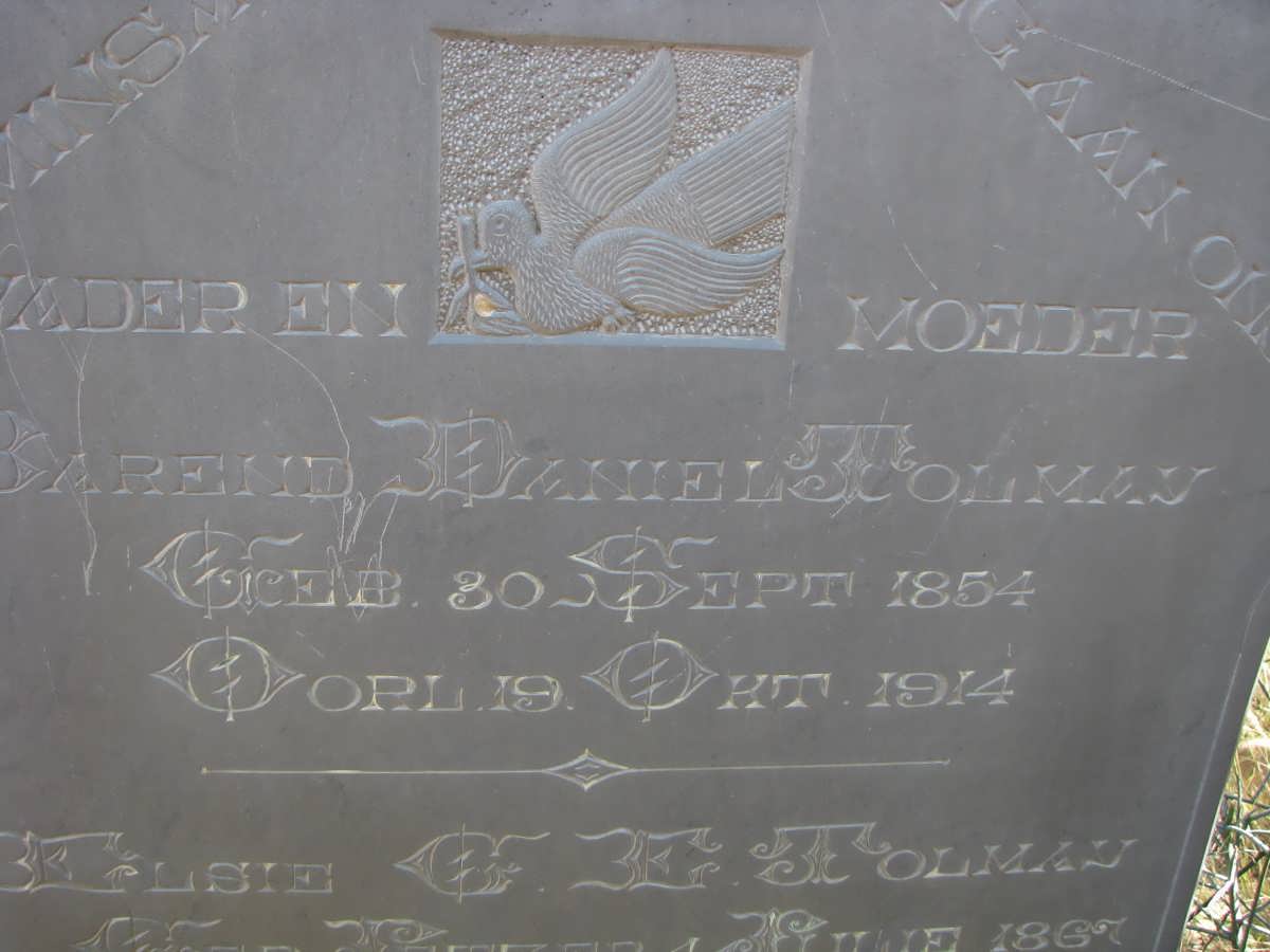 TOLMAY Barend Daniel 1854-1914