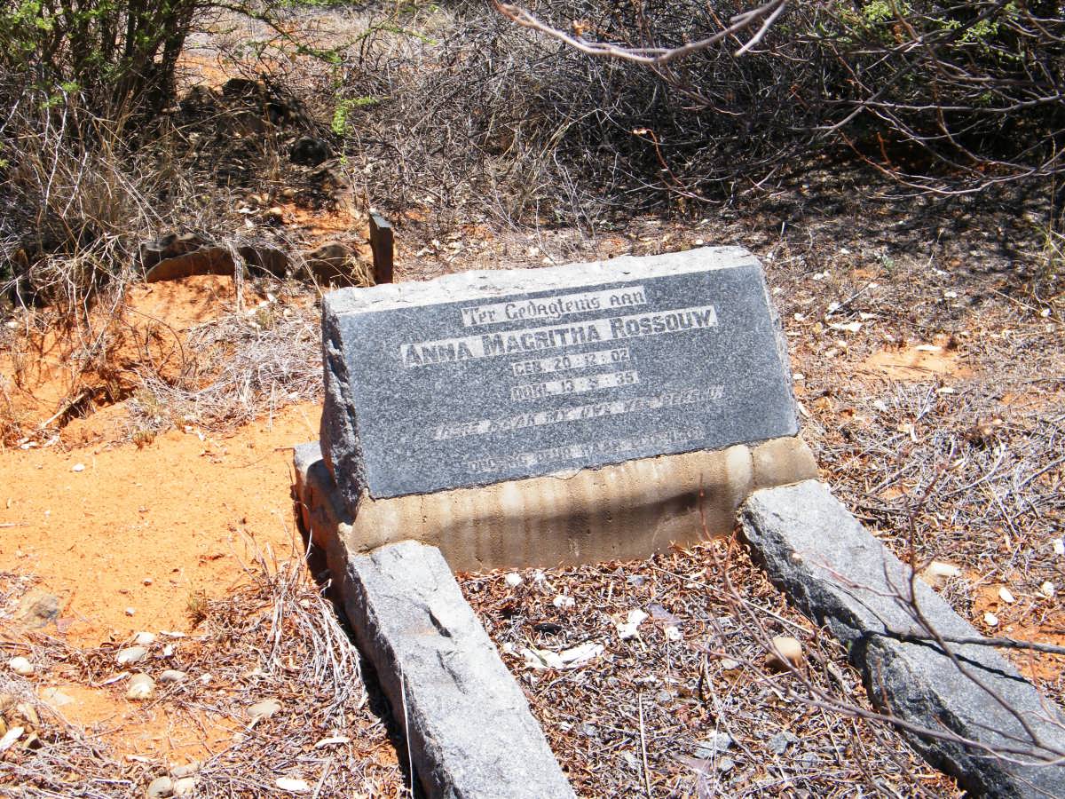 ROSSOUW Anna Magritha 1902-1935