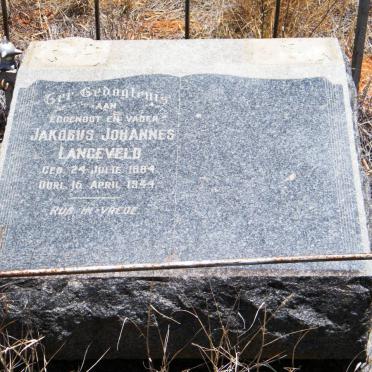 LANGEVELD Jakobus Johannes 1884-1944