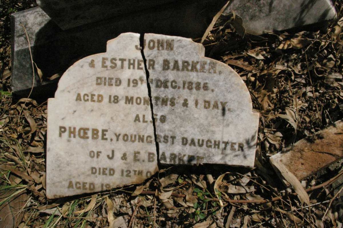 BARKER ?-1886 :: BARKER Phoebe