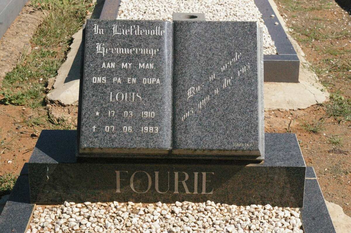 FOURIE Louis 1910-1983
